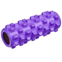 Ролик для йоги полнотелый (фиолетовый) 33х12см., ЭВА/ПВХ/АБС B33091